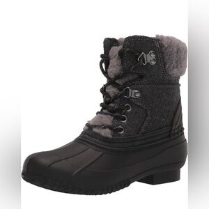 Tommy Hilfiger Women's Rainah2 Snow Boots Size 6m Gray NEW